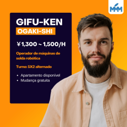 VAGAS PARA GIFU KEN OGAKI SHI