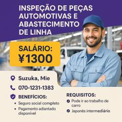 Inspeção de peças automotivas e abastecimento de linha
